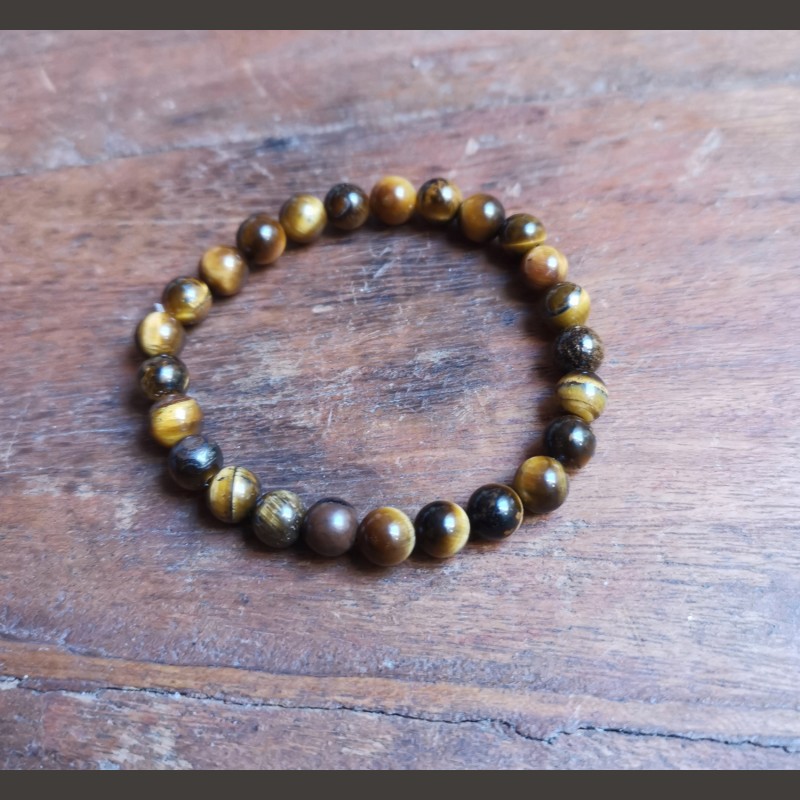 Œil de tigre - Bracelet enfant 6mm - 3e chakra de Bracelets