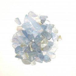 Gravillons de calcédoine bleue - 5ème chakra de Catalogue pierres et cristaux