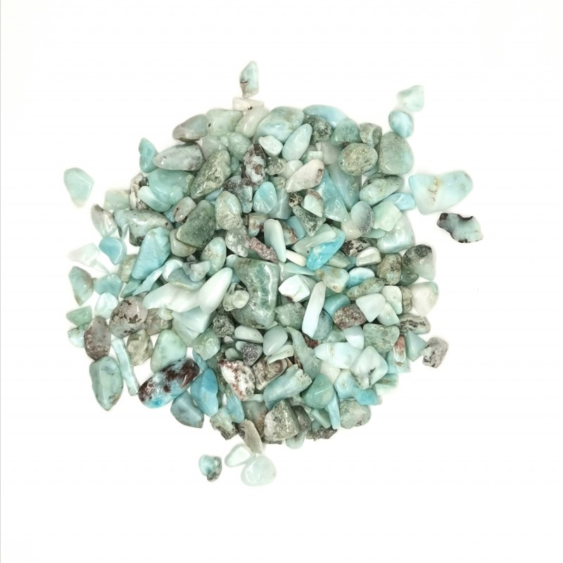 Larimar - gravillons de Catalogue pierres et cristaux