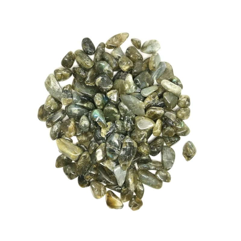 Labradorite - gravillons - chakra bordeaux de Catalogue pierres et cristaux
