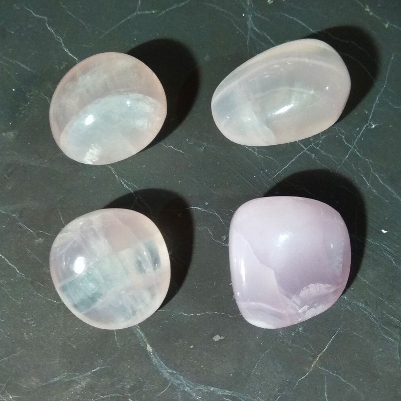 Fluorite rose - 4e et 6e chakras