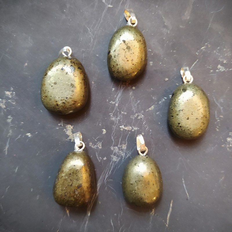 Pyrite - Pendentif - 3ème chakra de Catalogue pierres et cristaux