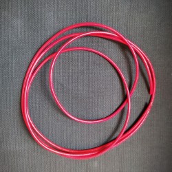 lacet en cuir rouge pour...