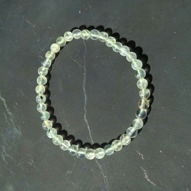 Prehnite - Bracelet enfant perles 4mm - chakra pistache de Bracelets