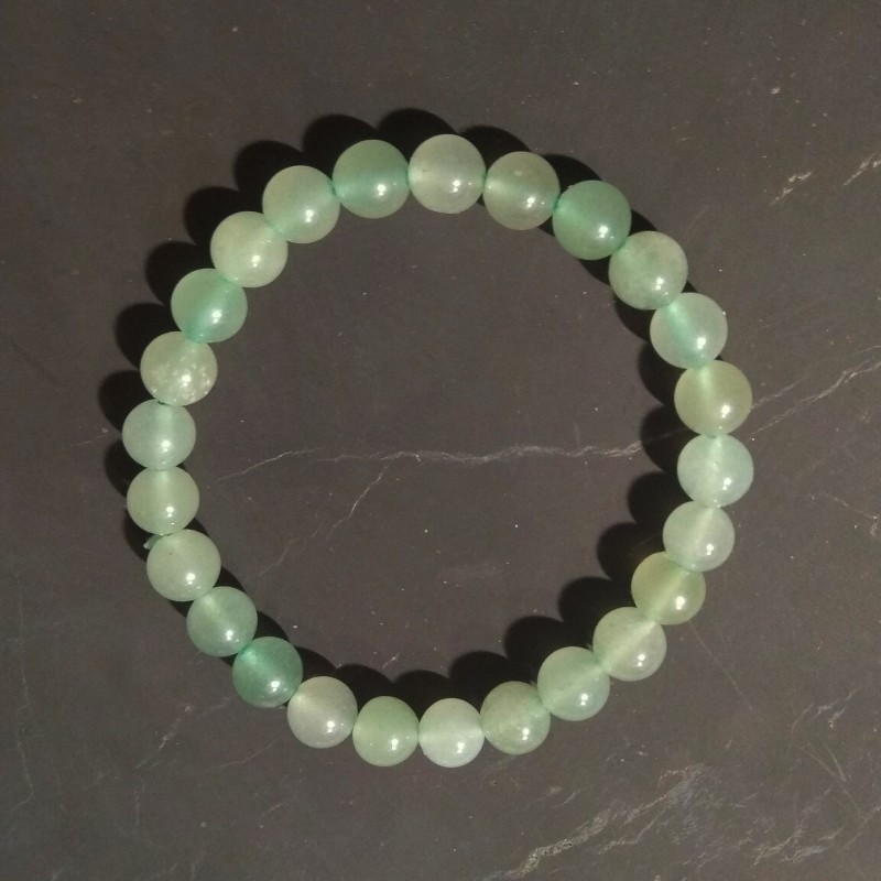 Aventurine - Bracelet enfant perles 6mm - 4e chakra de Bracelets